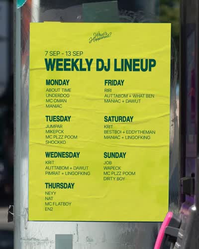 DJ LINE UP 7