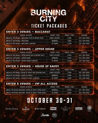 Thailand’s biggest halloween party is back - Burning City Bangkok 2026