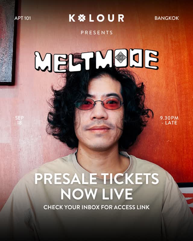 PRESALE TICKETS NOW LIVE! @meltmode.music x @apt101club