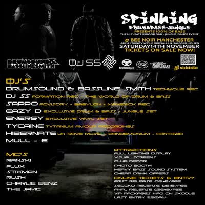 Spinking Drum & Bass Jungle Presents 100% of Bass