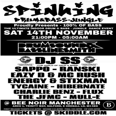 Spinnning Drum & Bass - Jungle: 100% Of Bass