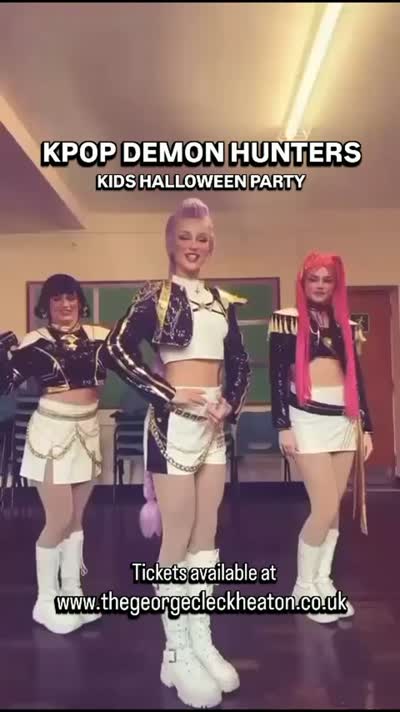 KPOP Demons Hunters Kids Halloween Party!