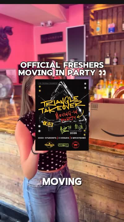 OFFICIAL freshers moving in party