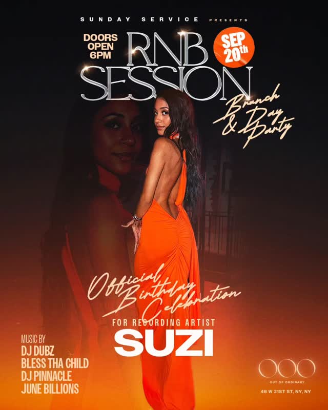 Sunday Service Brunch & Day Party / Suzi Official Celebrity Birthday