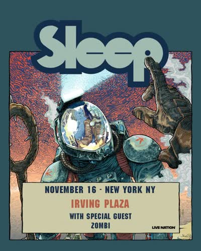 JUST ANNOUNCED 🔊 @sleeptheband in NYC on November 16 with @zombi_band at Irving Plaza 🚀🎫 On Sale NOW