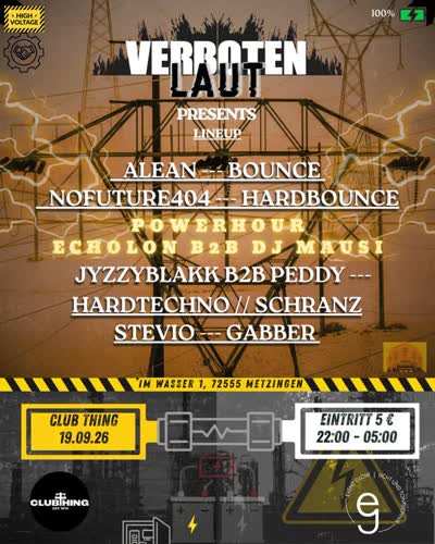 Verboten Laut Presents Lineup