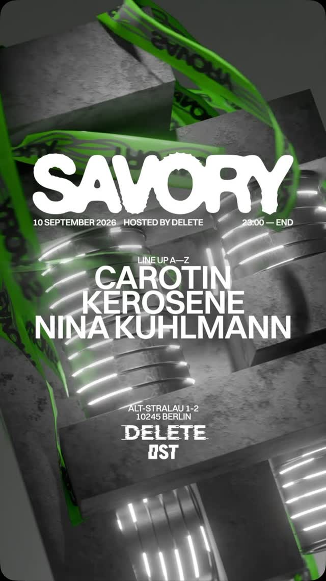 SAVORY w/ @delete_collective