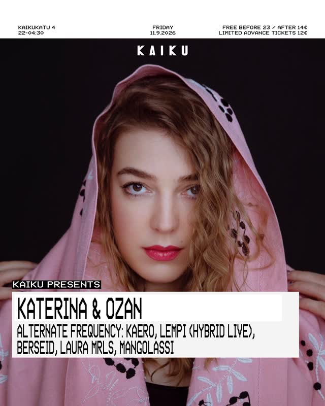 FRI 11/9 - Katerina & Ozan + Alternate Frequency