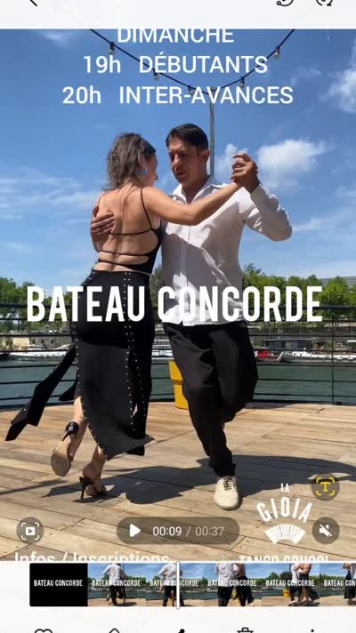 Bateau Concorde - Danse (Débutants/Inter-avancés)