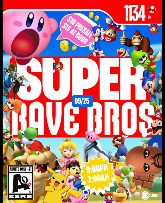 SUPER RAVE BROS. Video Game Rave