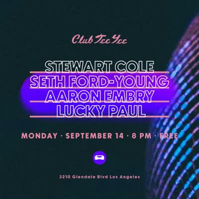 @pico_cole @sethfordyoung @erroneousambergris @luckypauls making sounds together at @clubteegee on Monday night