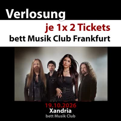 Konzert von Xandria im bett Musik Club FFM