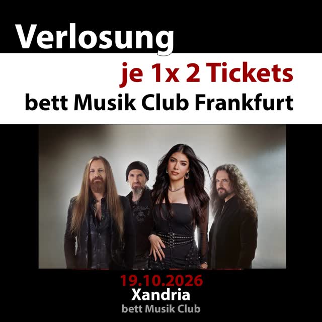 Konzert von Xandria im bett Musik Club FFM