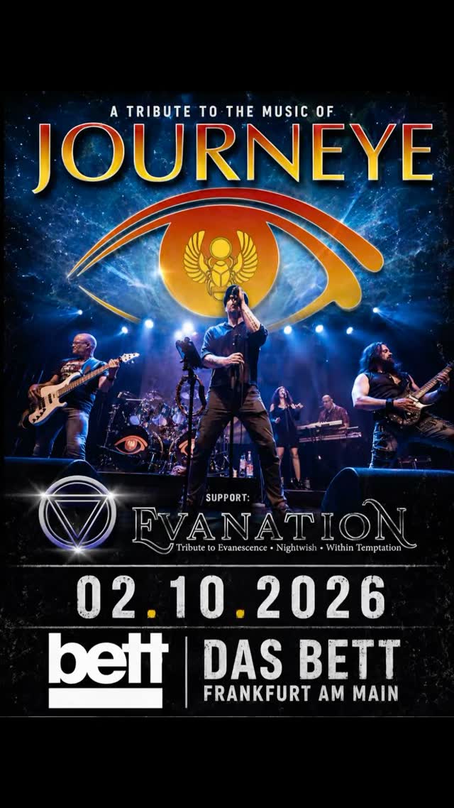 DAS BETT in Frankfurt gerockt! - Tribute to Journey & Evanescence/Nightwish/Within Temptation