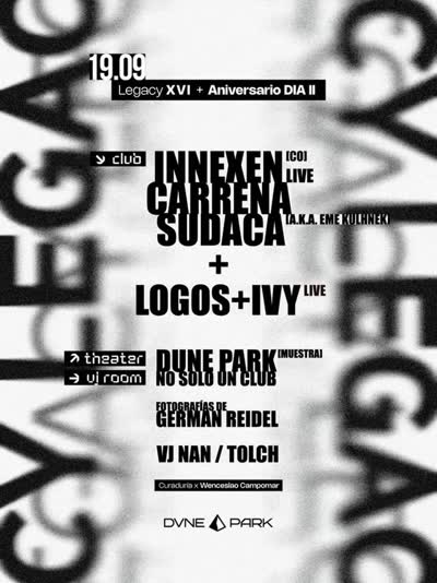 DUNE PARK ANIVERSARIO + DVNE PARK LEGACY VOL. XVI
