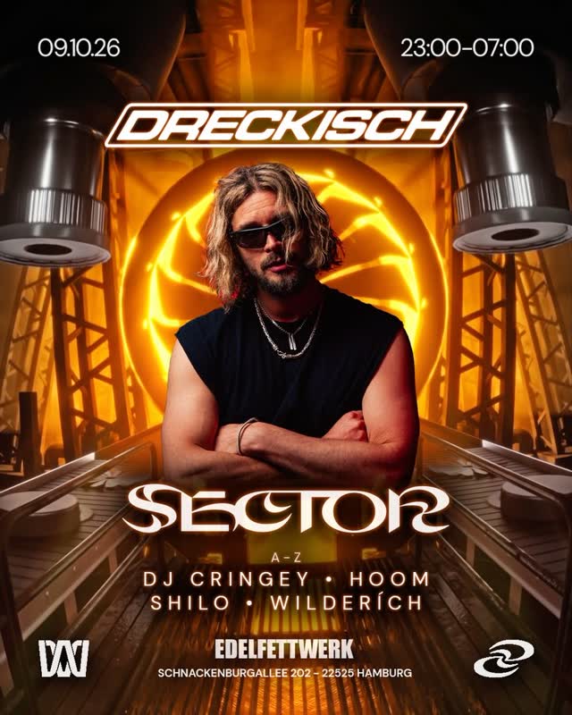 SECTOR BOUNCE EDITION w/ DJ DRECKISCH, DJ CRINGEY, WILDERÍCH, HOOM & SHILO