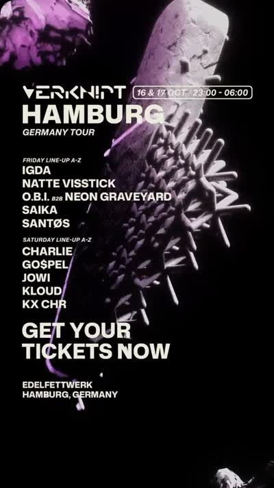 VERKNIPT GERMANY TOUR HAMBURG