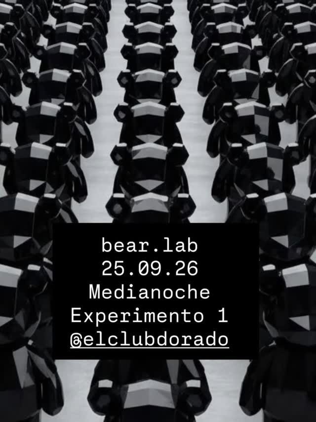 BEAR.LAB — COME AS YOU ARE. DANCE AS YOU FEEL.