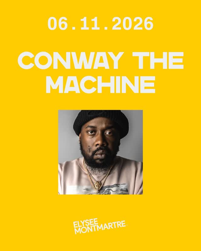 CONWAY THE MACHIN à l'Elysée Montmartre le 6 novembre 2026