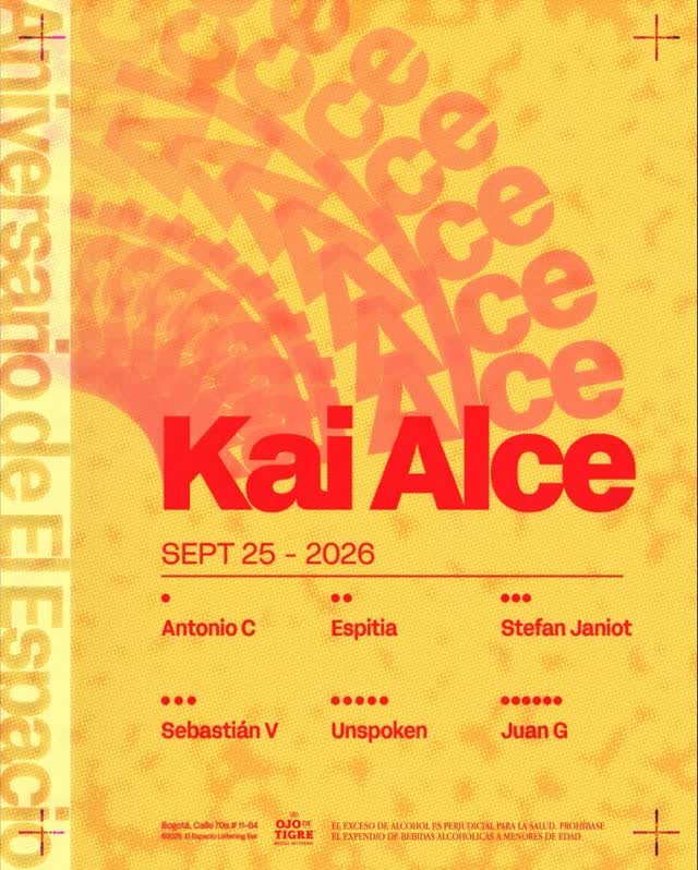 Aniversario de El Espacio - Kai Alce