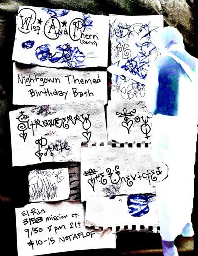 W.A.P. (wisp and phern[fern]) NIGHTGOWN THEMED birthday bash