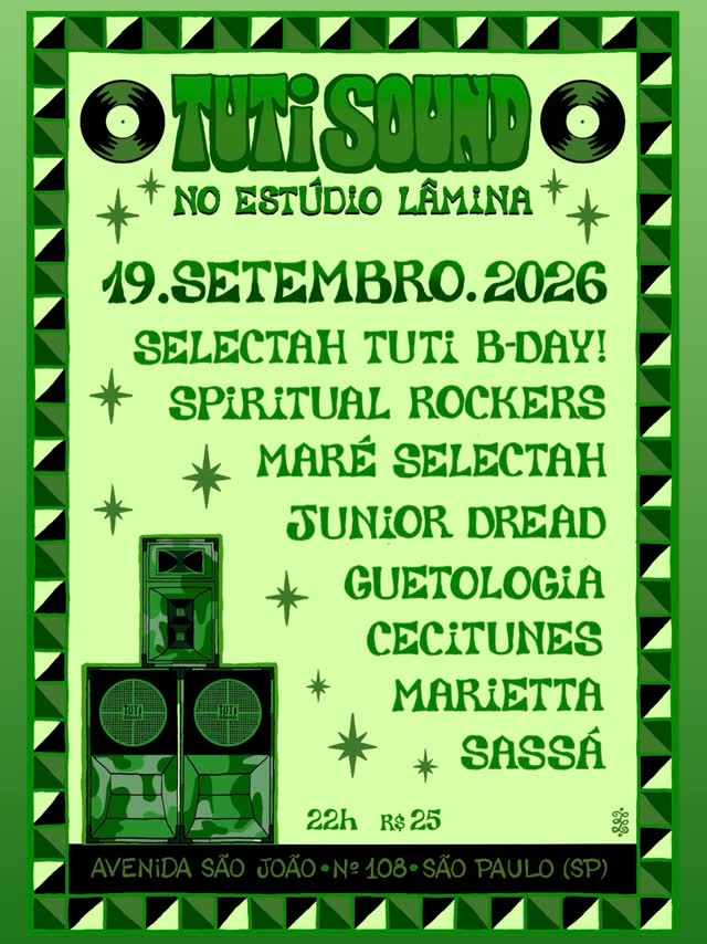 Tuti Sound System na Estudio Lamina