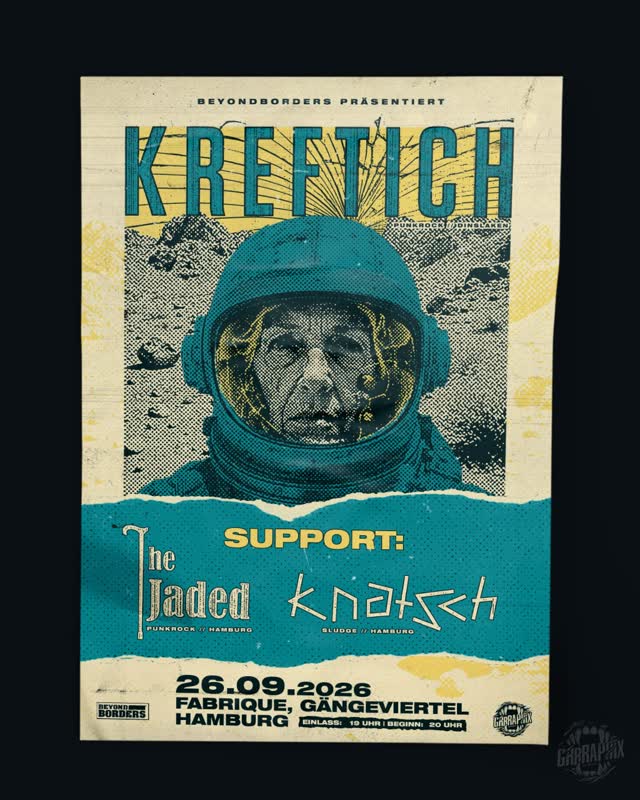 26.09.2026 - w/ @kreftich , The Jaded & @knatsch_band.e at Fabrique