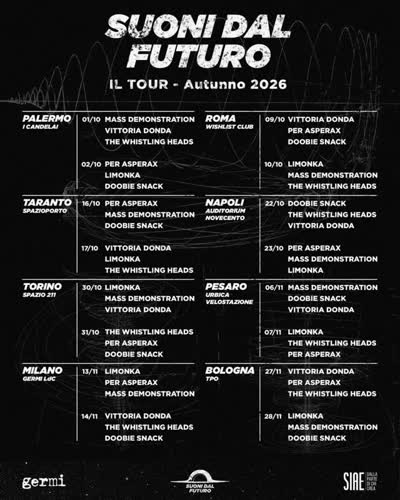SUONI DAL FUTURO RIAPRE LE PORTE. E QUINDI... SEGNATE E VENITE!