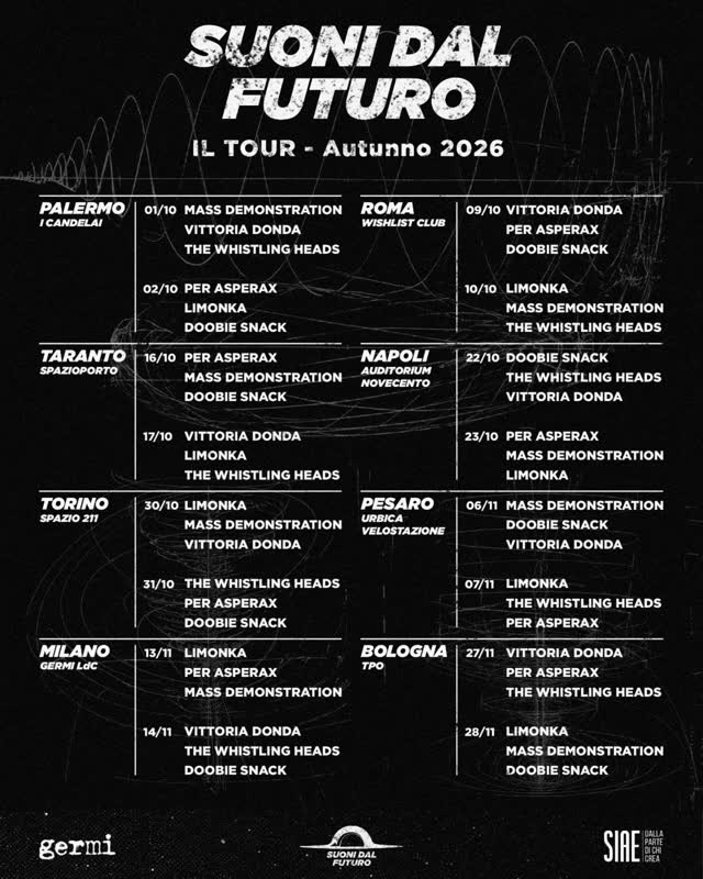 SUONI DAL FUTURO RIAPRE LE PORTE. E QUINDI... SEGNATE E VENITE!
