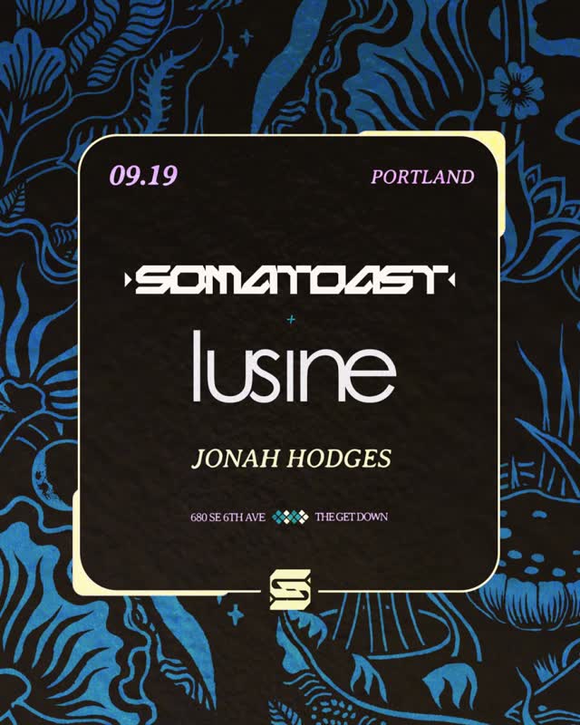 @lusine_music (ft. live drums) & @somatoasted co-headline The Get Down in Portland, OR next weekend on Sat. September 19th with @jonahodges!