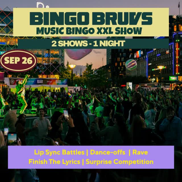 BINGO BRUYS MUSIC BINGO XXL SHOW