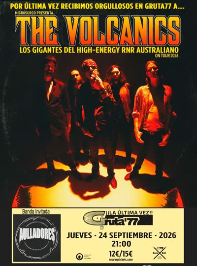 The Volcanics & Aulladores Concert at Gruta77