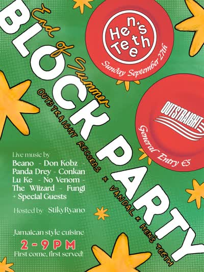 OUR END OF SUMMER BLOCK PARTY