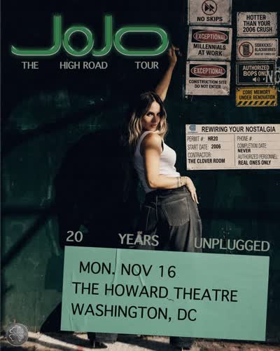 JUST ANNOUNCED! @iamjojo is coming to The Howard Theatre November 16!