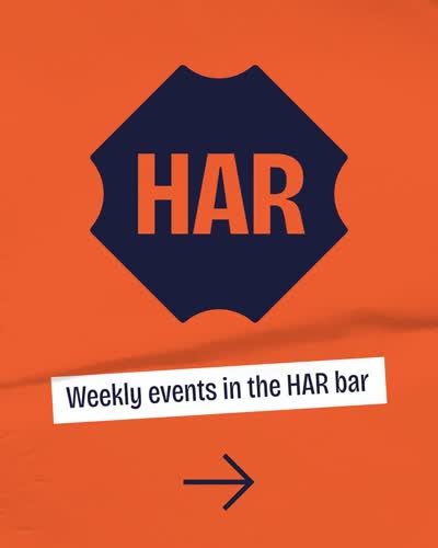 Kicking off later this month (with first jazz night 23 Sep!): regular weekly and monthly events in the gorgeous HAR bar 🔥