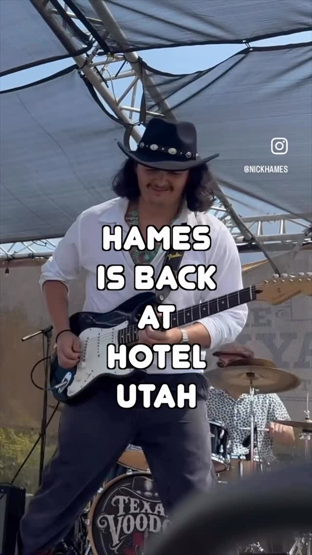 @nickhames is back at Hotel Utah Sunday September 27, opening for @modernlove_bowietribute it’s going to be an amazing night!! Grab tickets today!