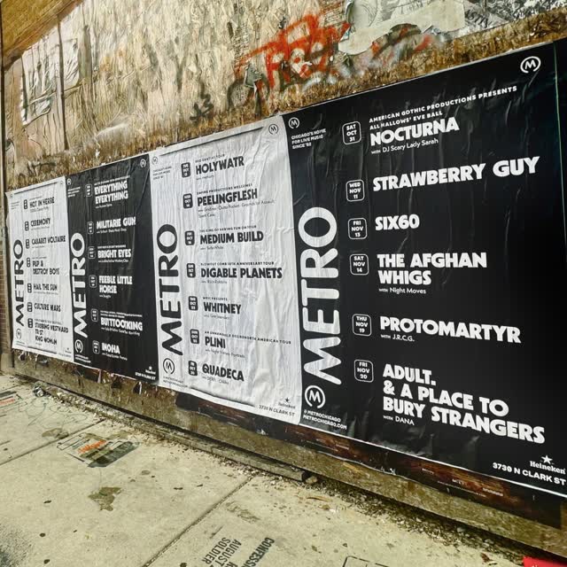 Metro Concert Posters