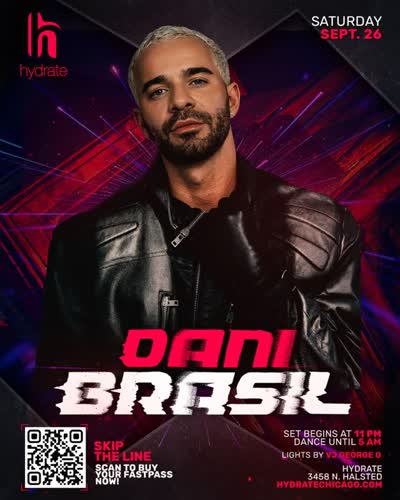 International DJ Dani Brasil takes over the Hydrate booth!