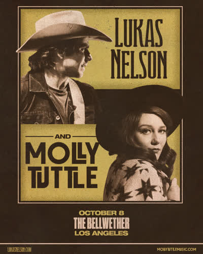 What a doubleheader! Lukas Nelson and Molly Tuttle share our stage