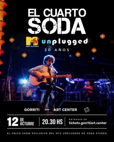 EL CUARTO SODA – MTV UNPLUGGED | 30 AÑOS