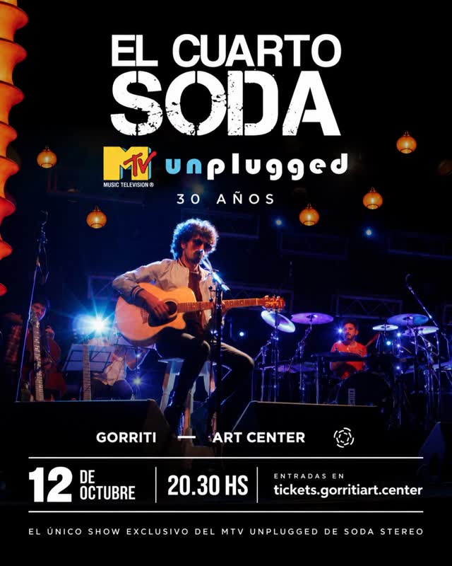 EL CUARTO SODA – MTV UNPLUGGED | 30 AÑOS