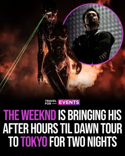 The Weeknd is heading to Tokyo as the final leg of his After Hours Til Dawn tour gets underway in Asia.