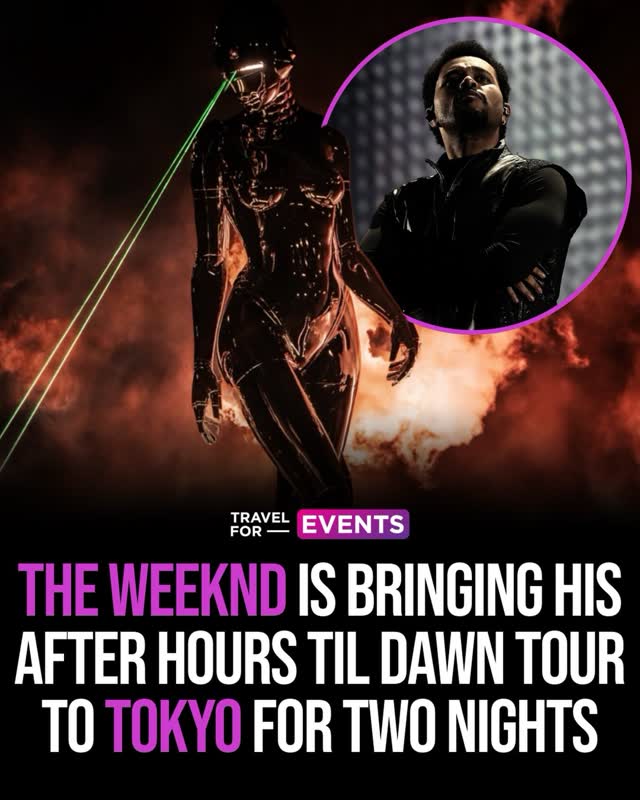 The Weeknd is heading to Tokyo as the final leg of his After Hours Til Dawn tour gets underway in Asia.