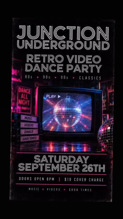 RETRO VIDEO DANCE PARTY