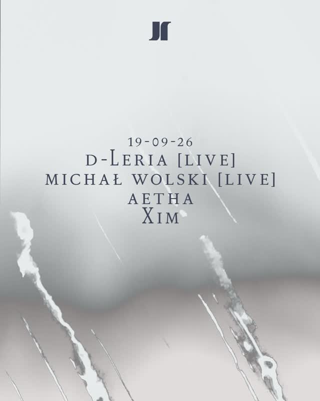 SAT 19—09 The night will unfold through two live sets from artists known for their technical mastery and fearless sound design.