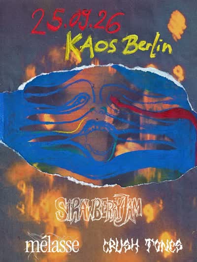 Upcoming show on September 25th at KAOS Berlin alongside @crushtonesberlin and @_melasse