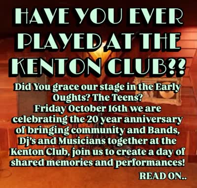 OPEN CALL TO THE BANDS OF GIGS PAST! - 20 year anniversary celebration