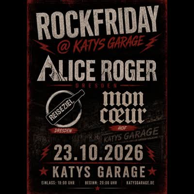ROCKFRIDAY @ KATYS GARAGE
