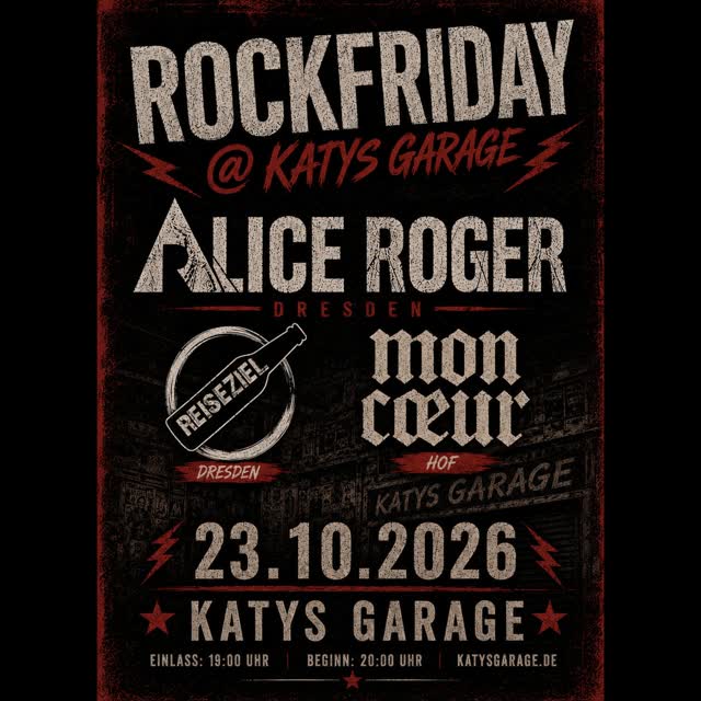ROCKFRIDAY @ KATYS GARAGE