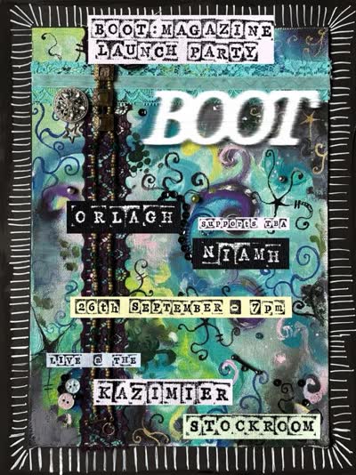 @orlaghniamh.mp3 headlines the @bootmusicuk ISSUE 16 launch party at @kazimierstockroom